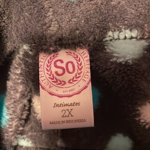 Fuzzy Polka Dot Pants from SO - Picture 3 of 3